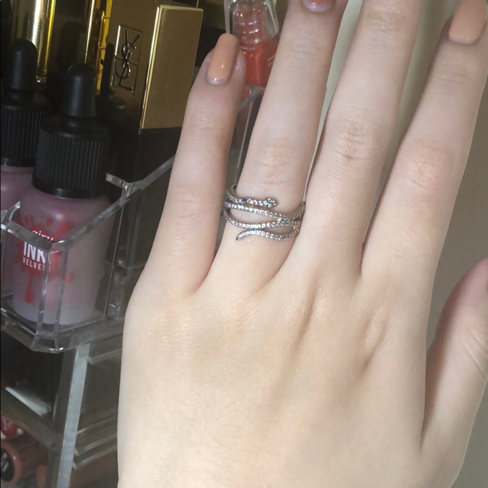 Pandora silver snake ring size 54